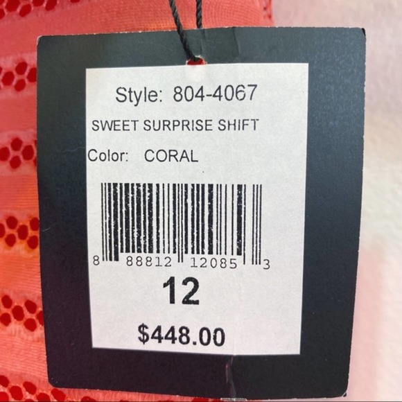 Nanette Lepore NWT Sweet Surprise V-Neck Floral Applique Shift Dress 12 - Picture 6 of 9